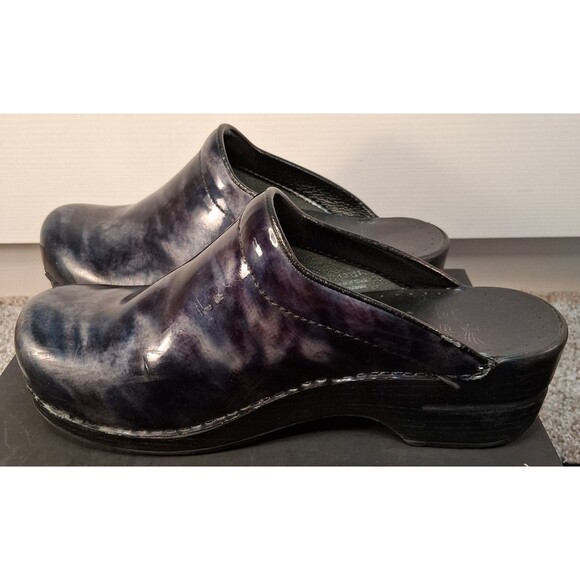 Dansko Marbled Patent Clog Nursing Comfort Shoe Womens Size 37 US 6.5-7 - Picture 6 of 13